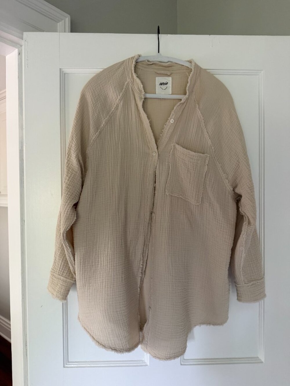 Aerie Gauzy Coverup Shirt